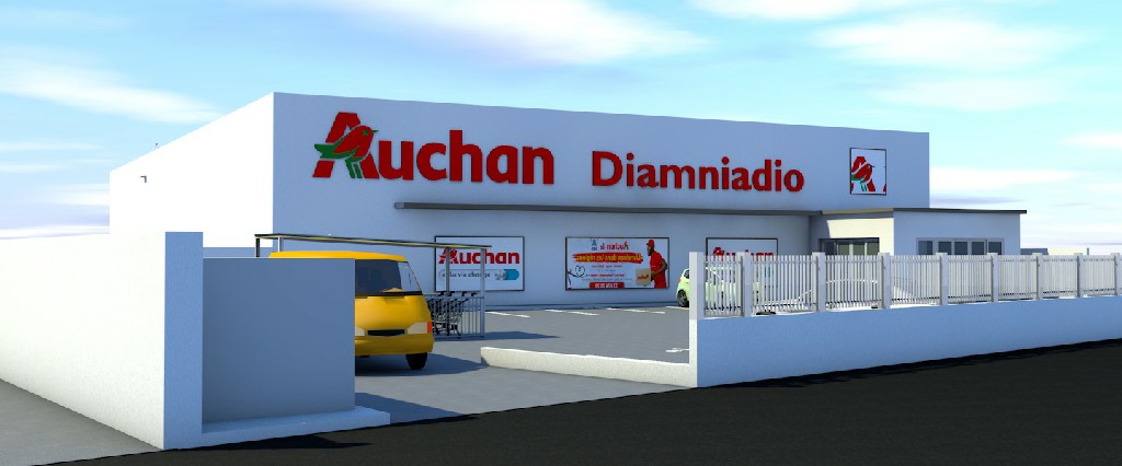 Supermarché Auchan à Diamniadio